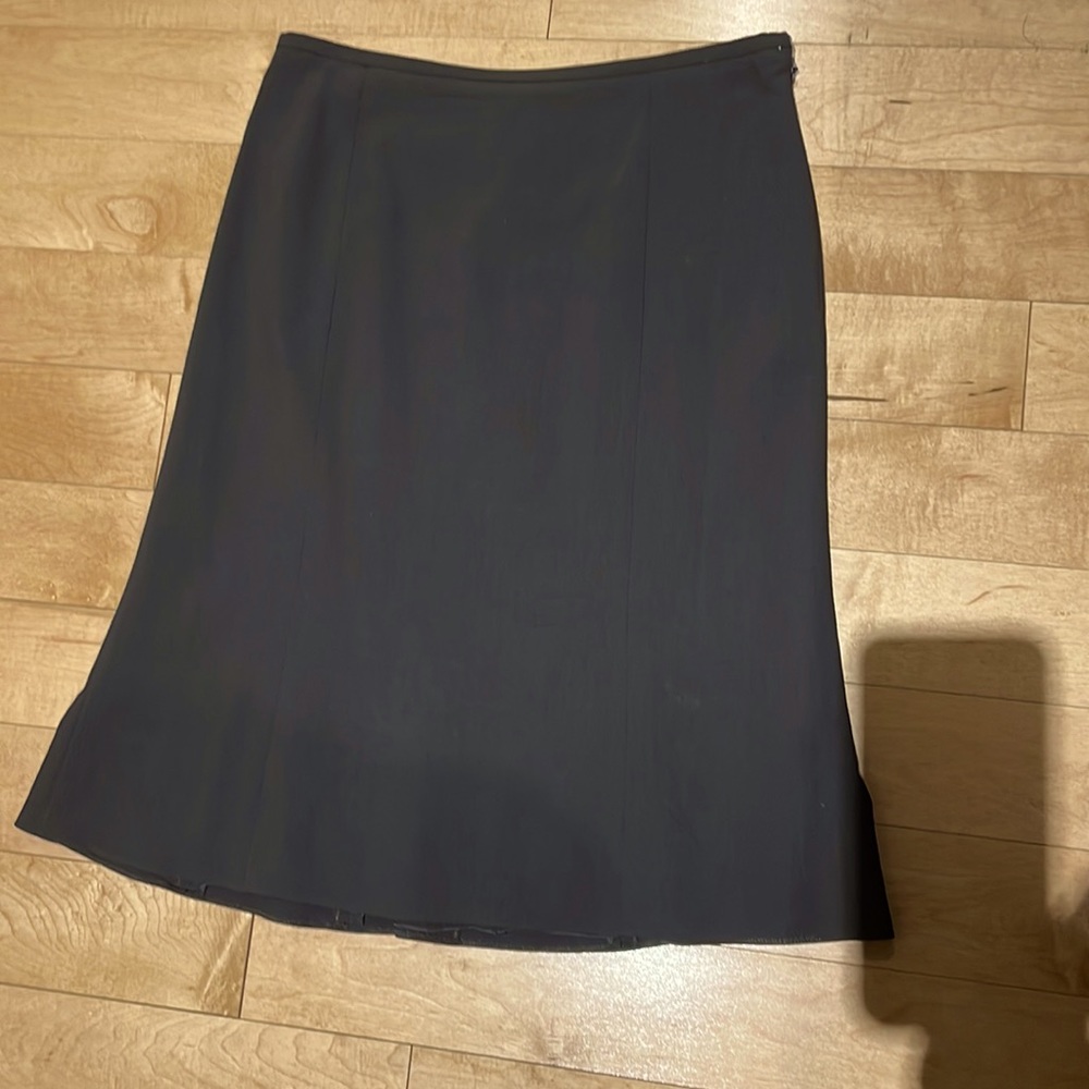 Giorgio Armani black label skirt with light flare at the bottom.